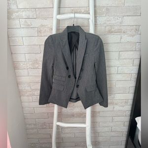 Express Jacket Charcoal Gray Size 0